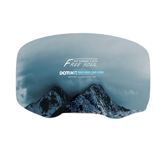 Polyester Ski Goggle Protective Case for Portable, Scratch-Resistant Protection in Winter Sports