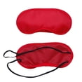 thumbnail image 1 of Polyester Sleep Eye Mask Adjustable Strap Total Blackout for Travel Nap Aid Comfort Red, 1 of 4
