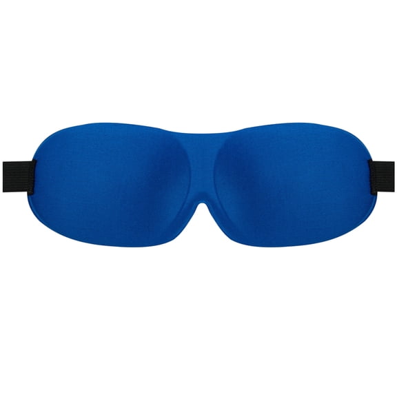 Polyester Soft Sleep Eye Mask Breathable Adjustable Strap Light Blocking Slim Portable Eye Cover for Travel Relax