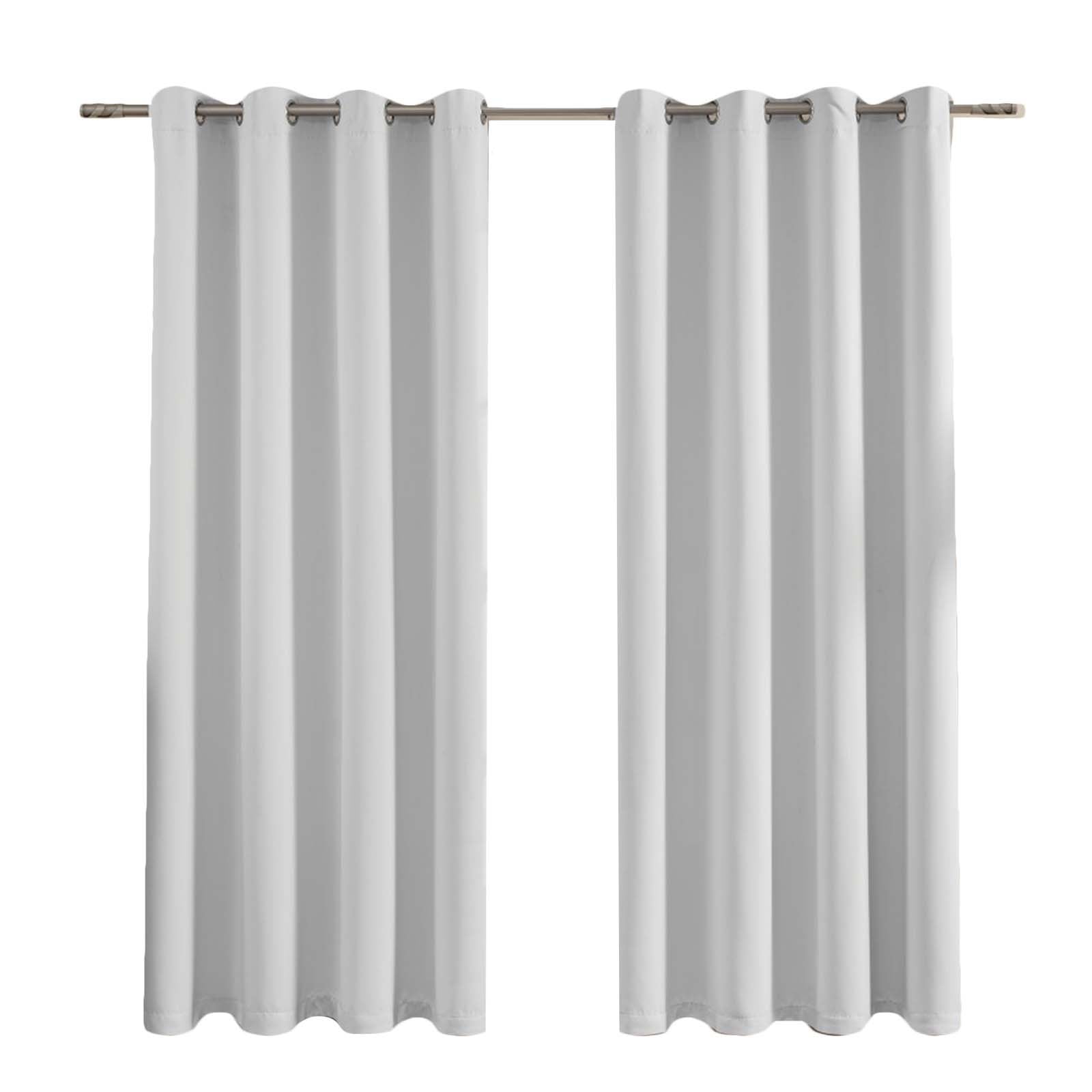 Polyester Solid Color Thickened Blackout Curtain Heat Insulating High Precision Window Drapes for Home