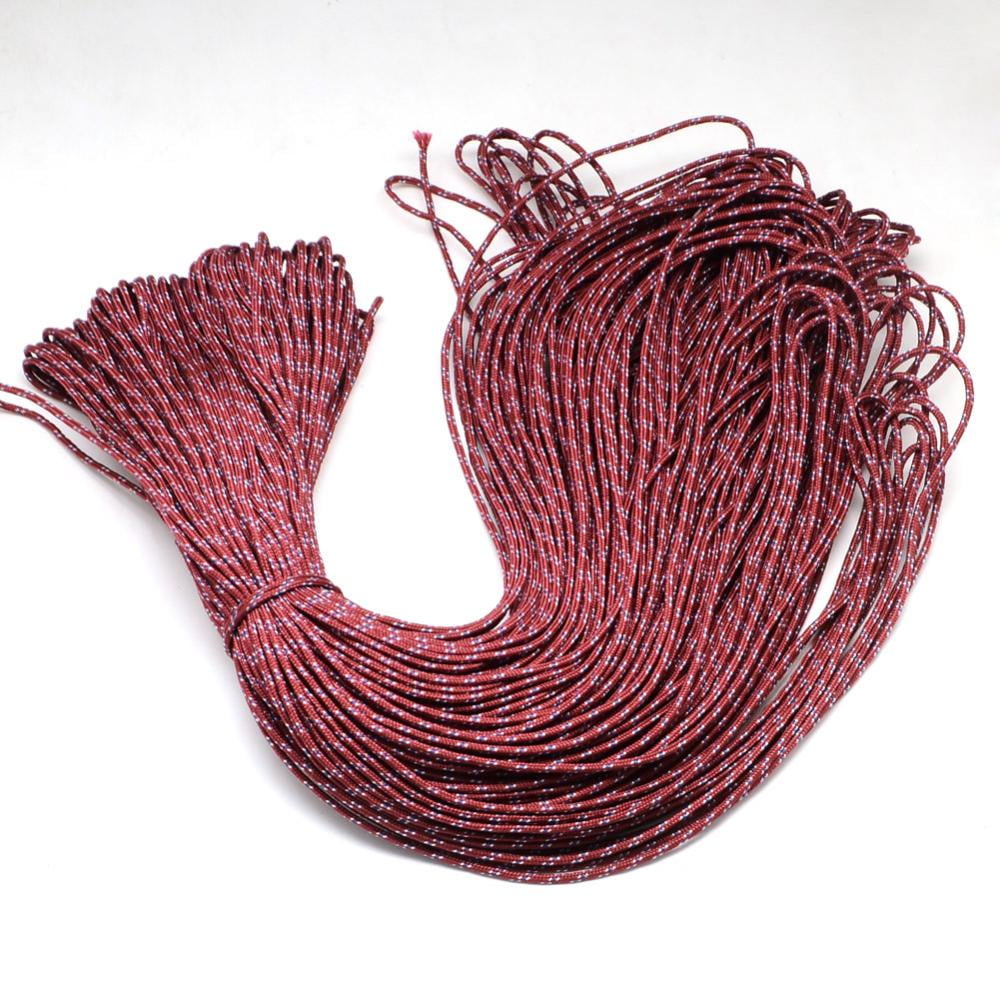 Inner Rops Polyester & Spandex Cord Ropes 1 Inner Core Dark Red 2mm about 109.36 ...