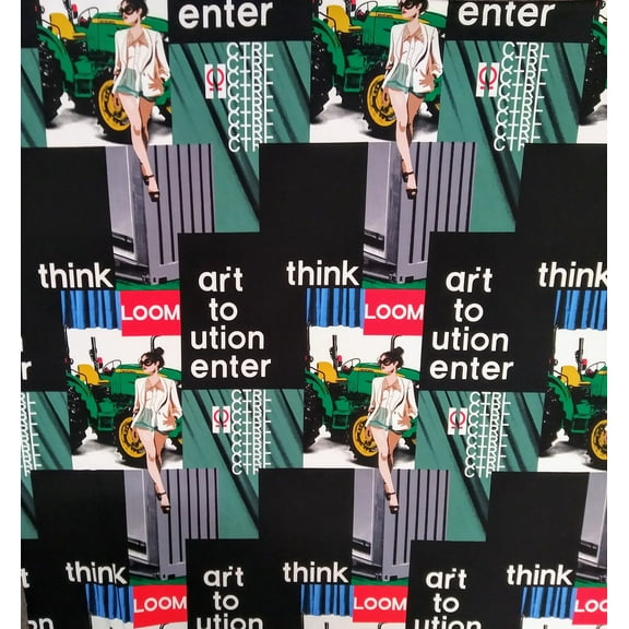 Polyester Spandex ITY Matte Jersey Light Weight 2 Ways Stretch Big Fashion Girl Design