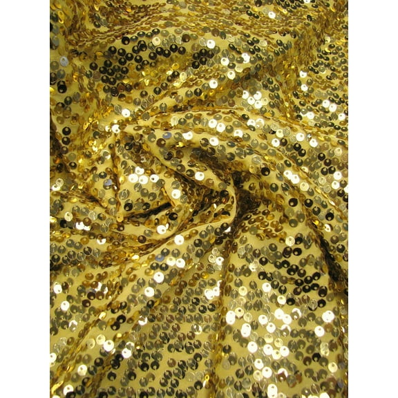 Polyester Spandex Single Span 5 mm Pailletes Sequins