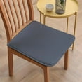 thumbnail image 1 of Polyester Sponge Seat Cushion Set of 2 for Dining Chairs and Home Office Comfortable Solid Color Chair Pad, 1 of 3