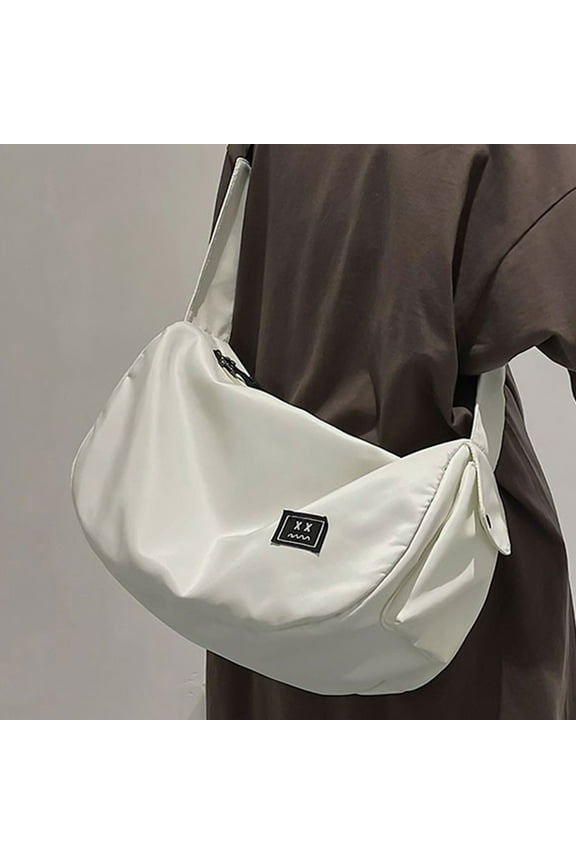 Polyester Sports Gym Bag, Large Capacity Lightweight for Yoga Swimming, Unisex Slanting Backpack, Durable & Versatile