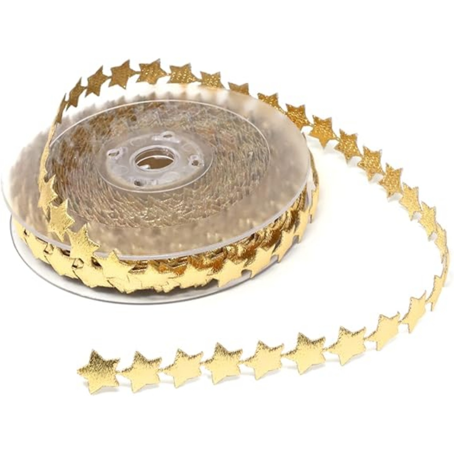Polyester Star Ribbon Trim Gold Embellishment for Holiday and Wedding ...