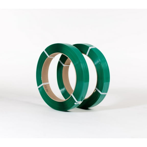 Polyester Strapping 1/2" x 7200' .020 600# 16 x 6 Core Black Smooth 1 coil/CS