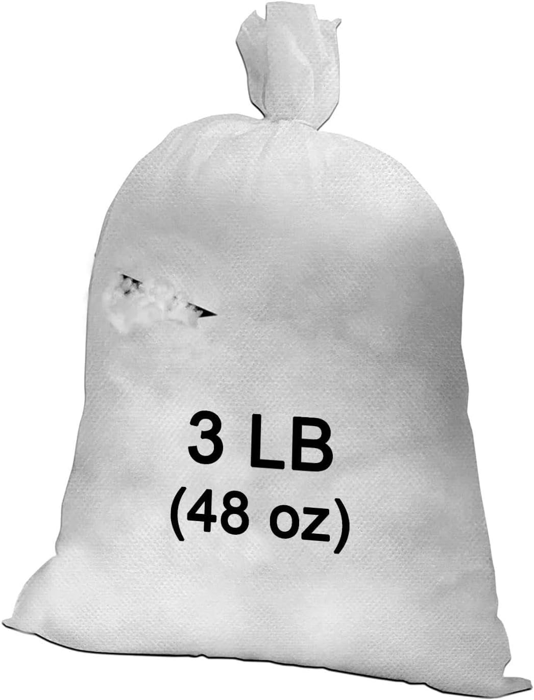 Polyester Stuffing 3 LB Bag 100 HighLoft Polyester Fiber Fill