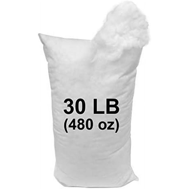 Polyester Stuffing 30 LB Bag 100 HighLoft Polyester Fiber Fill