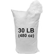 Polyester Stuffing 30 LB Bag 100% High-Loft Polyester Fiber Fill