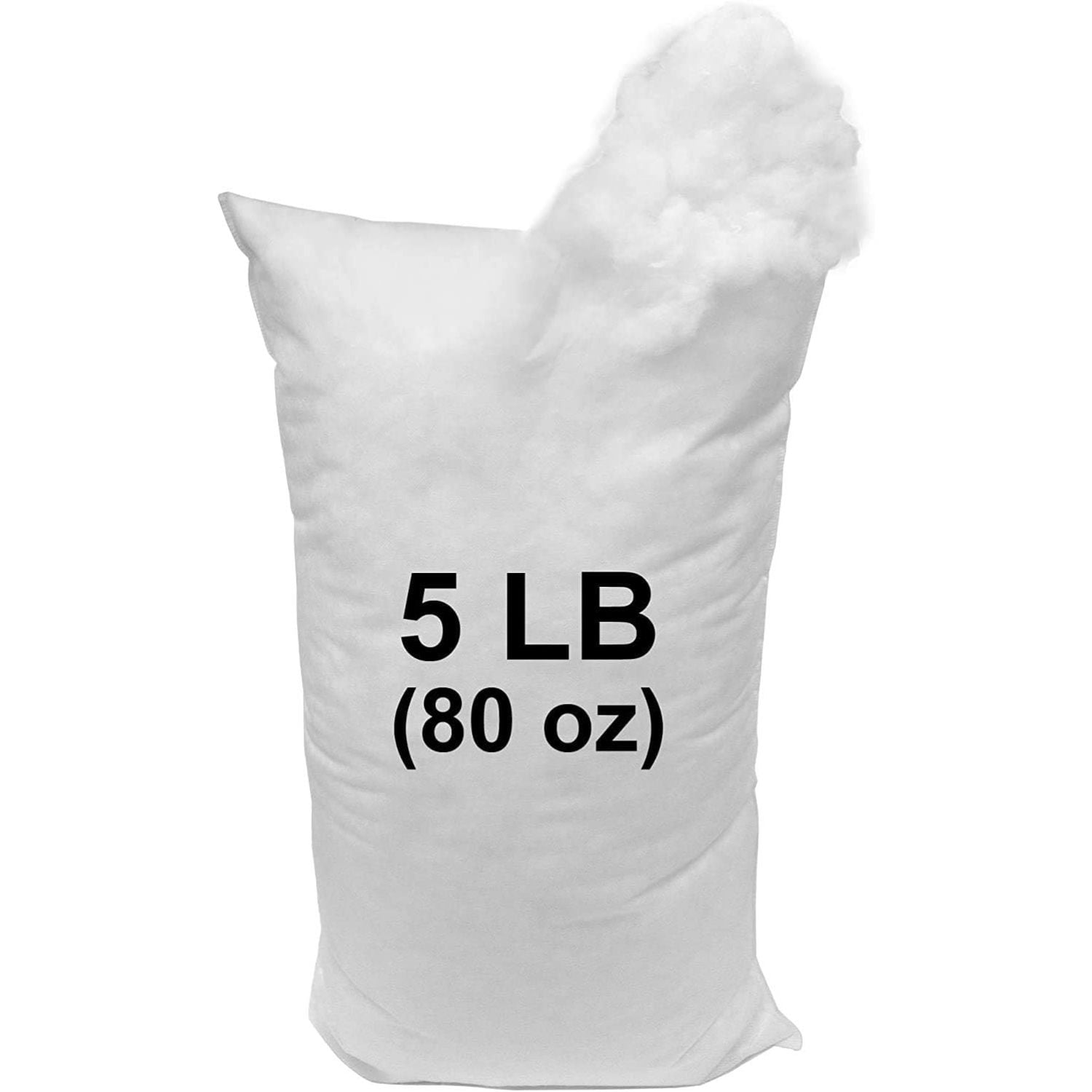 Polyester Stuffing 5 LB Bag 100 HighLoft Polyester Fiber Fill