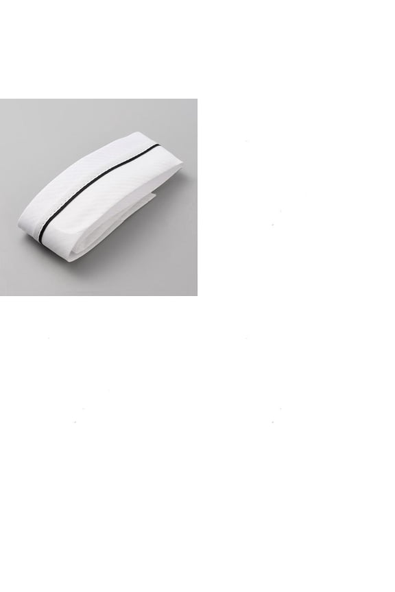 Polyester Suit Trouser Waist Lining Garment Accessories Stripe Pattern Flat White 50x1.2mm 5m/bag