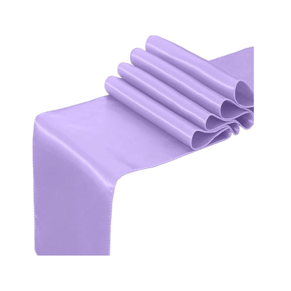 Polyester Table Runner for Dining Table Rectangle Lilac 2720x300x0.5mm DIY