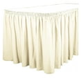 thumbnail image 1 of Polyester Table Skirt, Table Height (17 Foot Shirred Pleat, ), 1 of 1