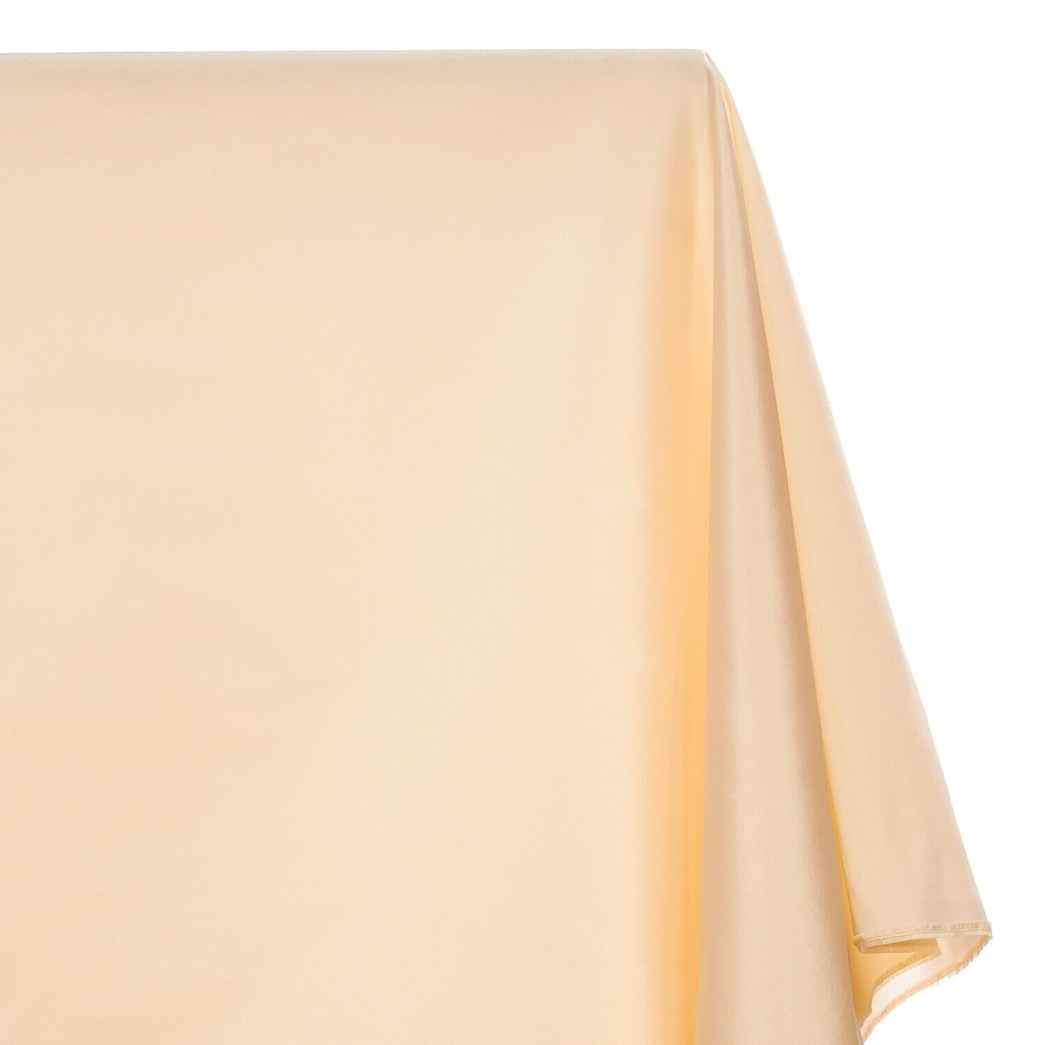 Polyester Taffeta Lining Fabric 100% Polyester 54" Wide for Table Covers, Gowns, Garments, Curtains, Drapery and Dresses Sold by The Yard - Beige