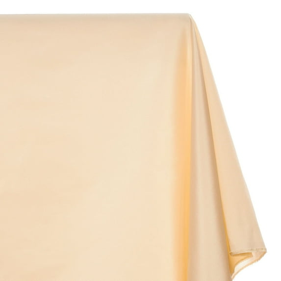 Polyester Taffeta Lining Fabric 100% Polyester 54" Wide for Table Covers, Gowns, Garments, Curtains, Drapery and Dresses Sold by The Yard - Beige