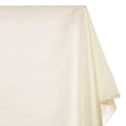 Polyester Taffeta Lining Fabric 100% Polyester 54" Wide for Table Covers, Gowns, Garments, Curtains, Drapery and Dresses Sold by The Yard - Ivory