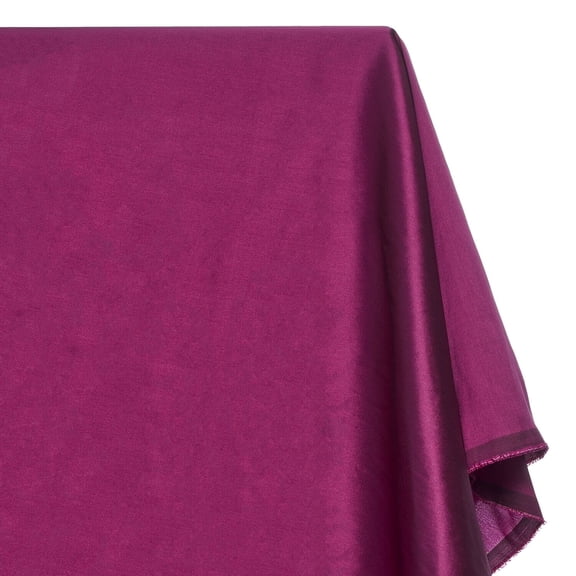 Polyester Taffeta Lining Fabric 100% Polyester 54" Wide for Table Covers, Gowns, Garments, Curtains, Drapery and Dresses Sold by The Yard - Magenta