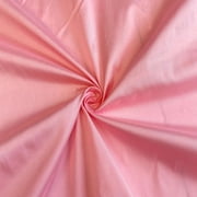 Polyester Taffeta Lining Fabric 100% Polyester 54" Wide for Table Covers, Gowns, Garments, Curtains, Drapery and Dresses Sold by The Yard - Pink