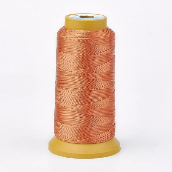 Polyester Thread 1000m for Woven Jewelry Making DIY Projects Jewelry Designers Crafters Sandy Brown 0.2mm 1roll