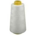 thumbnail image 1 of Polyester Thread Cones Spool 6000 Yards Overlocking Sewing Machine Color white, 1 of 1
