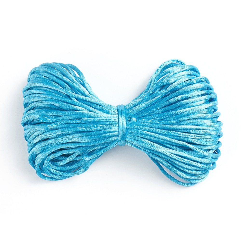 Polyester Thread Light Sky Blue 2mm 20m/bundle