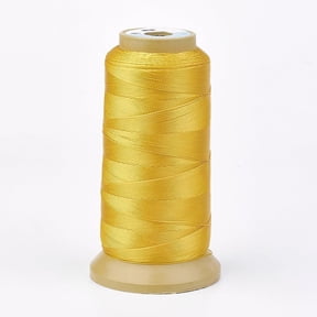 Polyester Thread for Custom Woven Jewelry Making golden 1mm about 230m/roll
