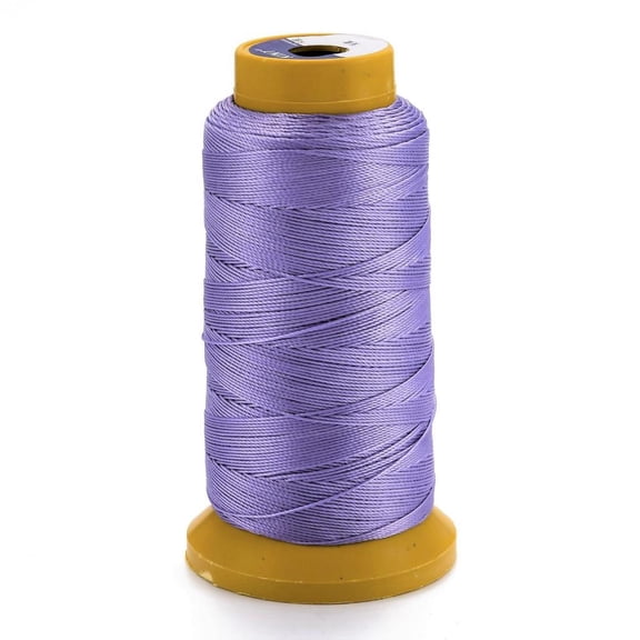 Polyester Thread for Woven Jewelry Making Lilac 0.7mm about 310m/roll