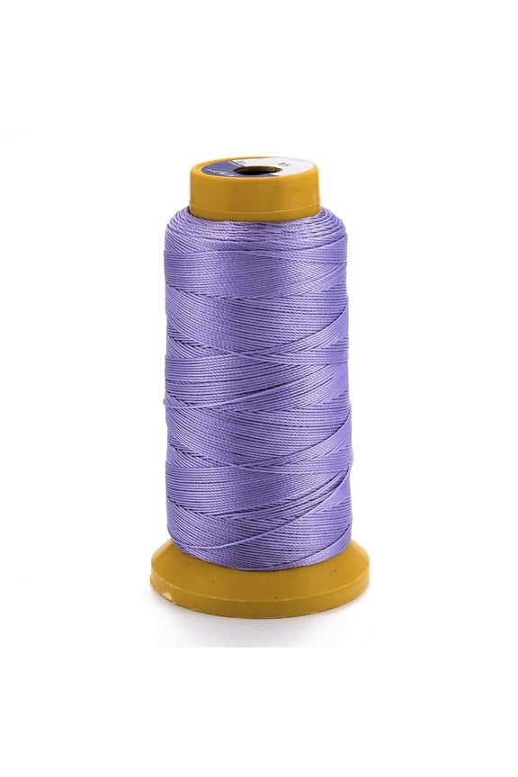 Polyester Thread for Woven Jewelry Making Lilac 0.7mm about 310m/roll