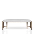 thumbnail image 1 of Polyester Upholstered Sand Bench with Nail Head Trim / Fashionable for Office Lobbies, 1 of 2