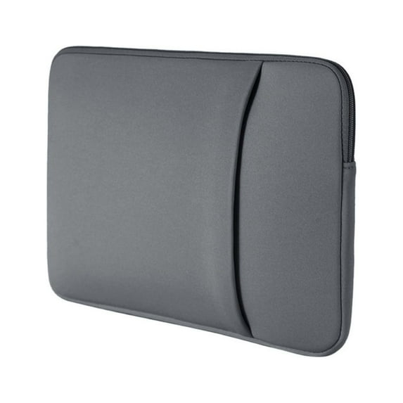 Polyester Vertical Style Water Repellent Laptop Sleeve Case Bag Cover with Pocket for 11 13 14 15.6 Inch MacBook Pro, MacBook Air, Notebook