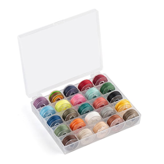 Polyester Waxed Thread 25/36 Colors Thread Bookbinding Thread Handmade Materials Waxed Strings for Jewelry