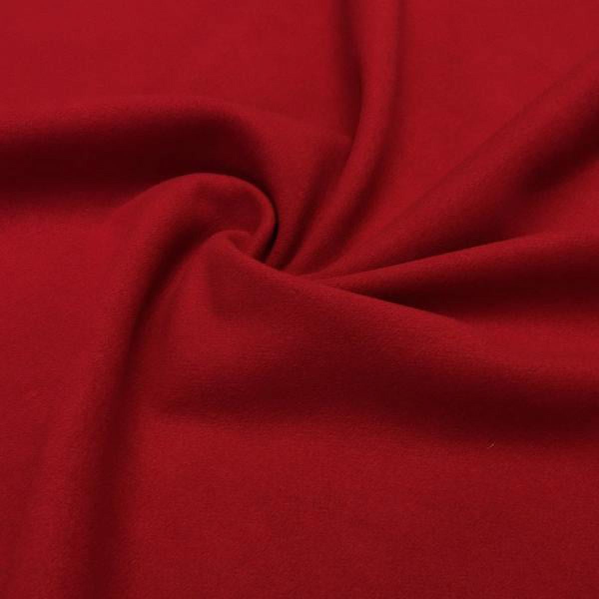 Polyester Quilted Padded Lining Fabric 58 Wide, Sold by Yard (red)
