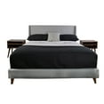 thumbnail image 1 of Polyester - upholstered - Queen bed set with nightstands - Sleeping area - 3 - piece set for convenience, 1 of 4