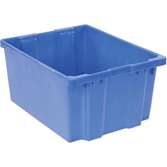Polyethylene Container - Blue - 30 x 24 x 15 in. - Durable & Food Safe