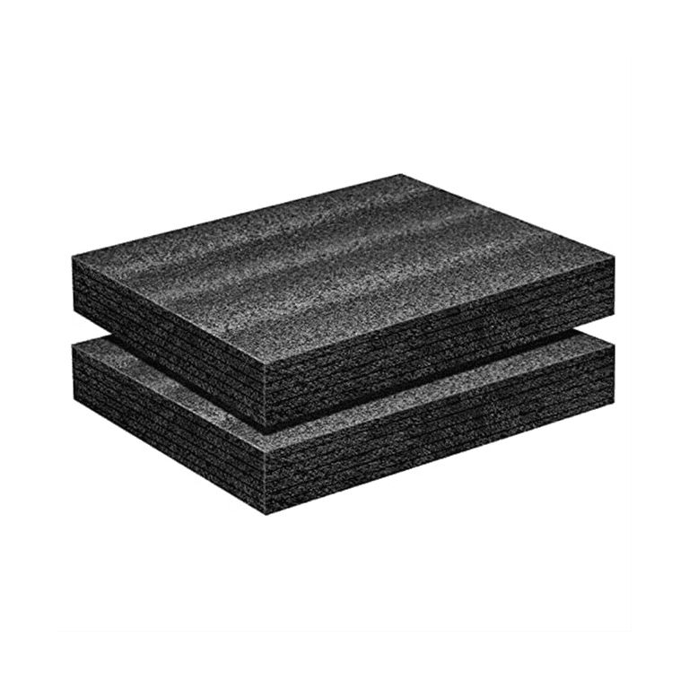 Polyethylene Foam 16X12X2Inch Polyethylene Foam Sheet Thick Foam Padding Foam Inserts for Crafts Polyethylene Foam Pad, Black