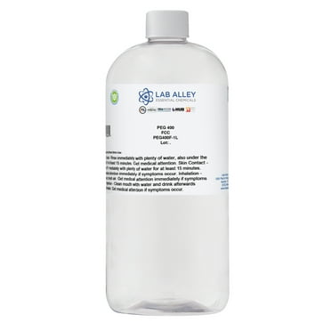 Polyethylene Glycol (PEG) 400 Food Grade (FCC) 1L