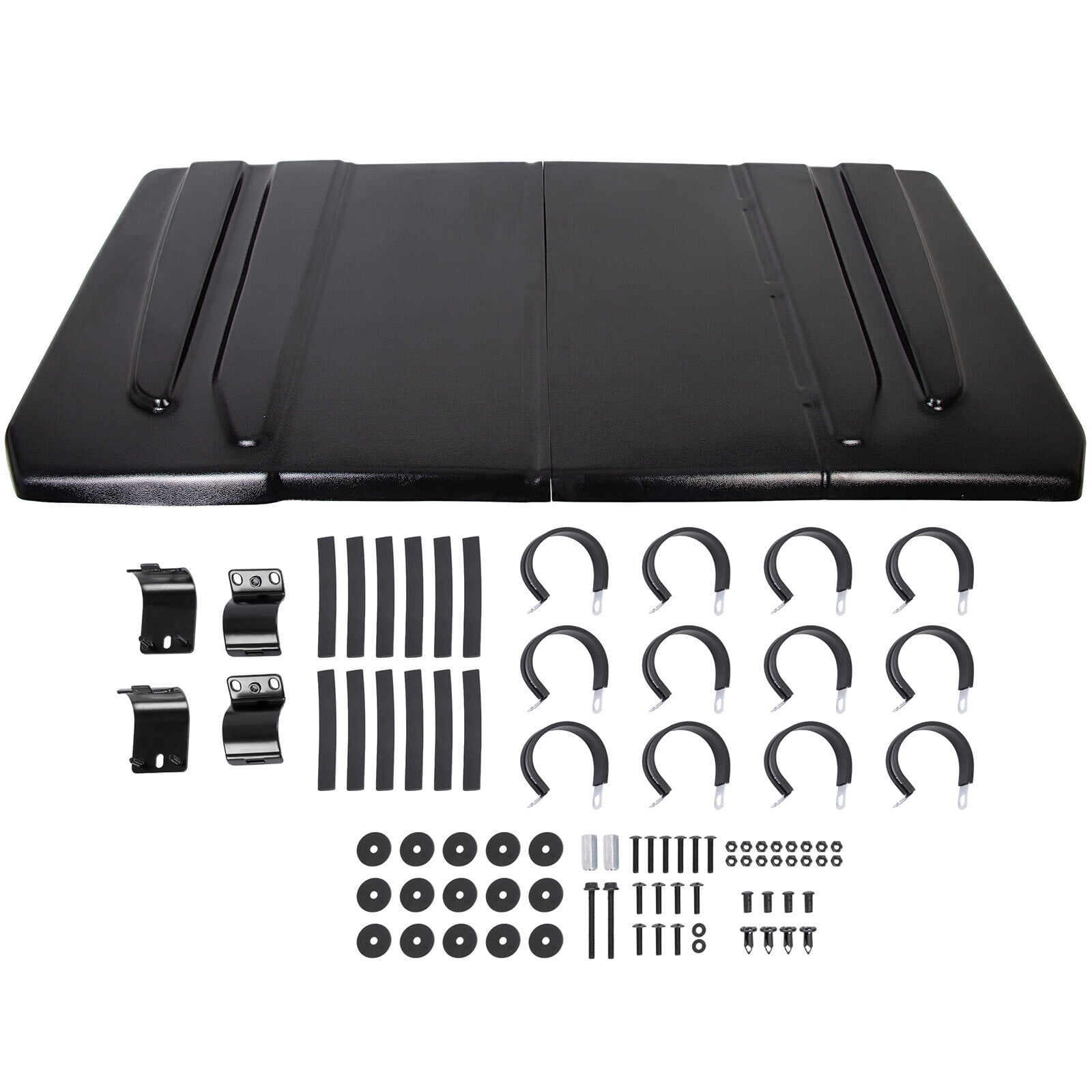 Polyethylene Hard Top Roof Compatible with Polaris Ranger 500 XP700 XP800, UTV Black Hardtop Cover Accessories
