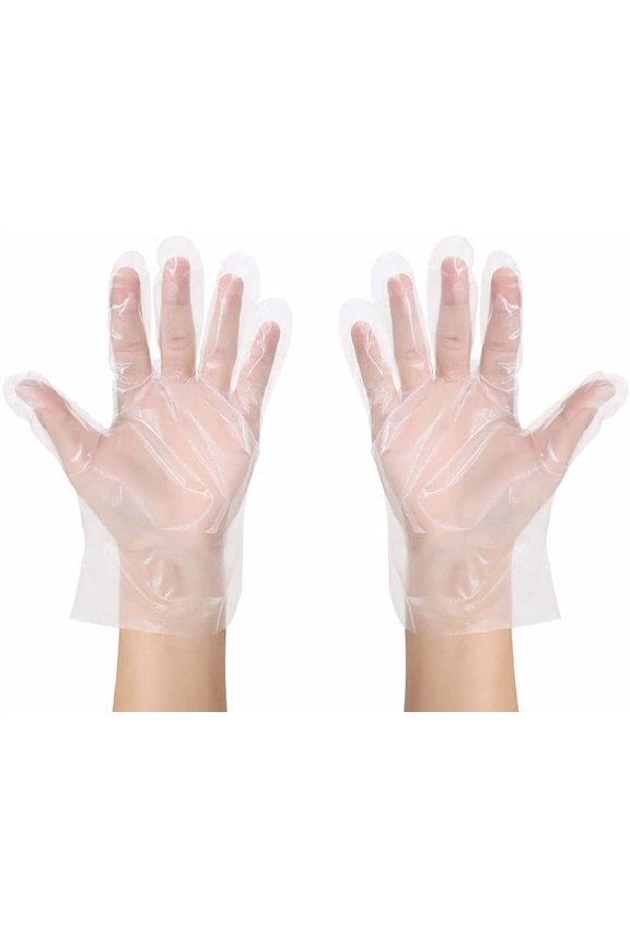 Polyethylene Professional Grade Powder Free Clear Gloves 200 Pack (Small)