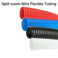 thumbnail image 1 of Polyethylene Split Wire Loom Tubing Cable Conduit 3/4" Multiple Color& Length 10ft, 1 of 4