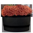 thumbnail image 1 of Polyethylene Whiskey Barrel Planter for Indoor or Outdoor Gardening, Black Color, 1 of 1