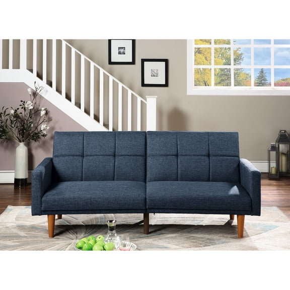 Polyfiber 2 - Seat Convertible Sofa / Perfect for TV Watching and Napping