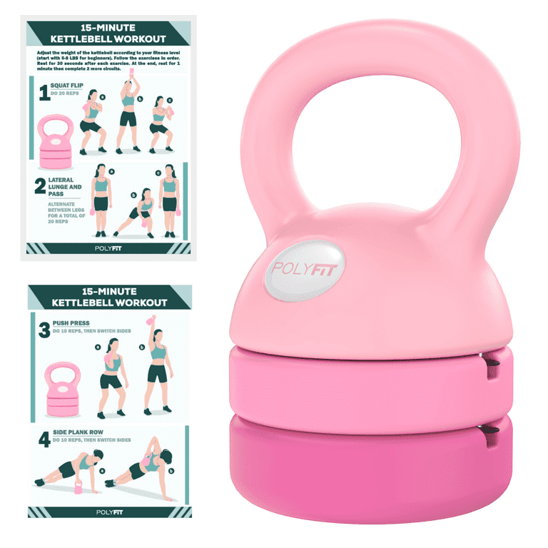 Polyfit Adjustable Kettlebell lb 12 lb Kettlebell Weights