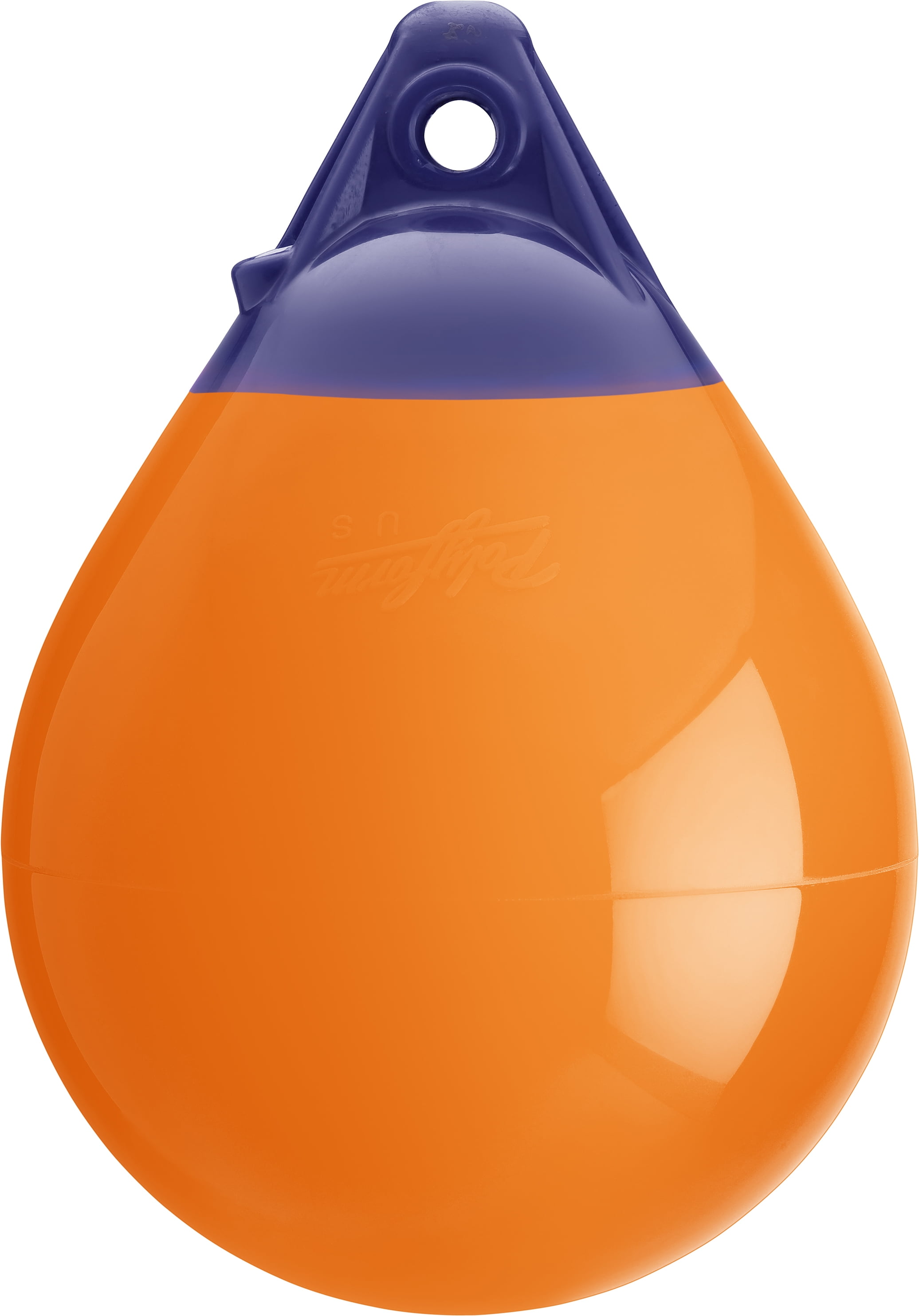 Taylor 12" Orange Inflatable Vinyl Buoy - 33 Lb Buoyancy With Heavy Duty Ends