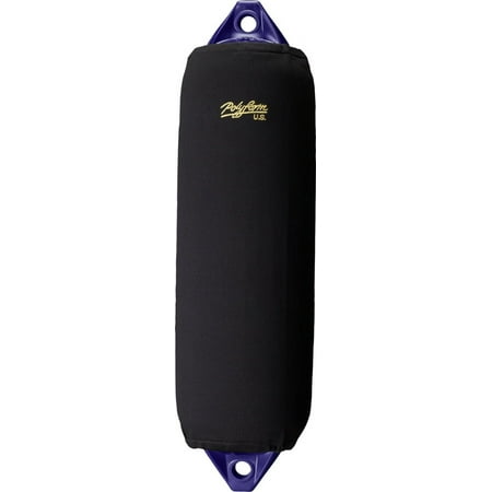 Polyform EFC-04 Black Boat Fender Cover, Fits Polyform F-4 Boat Fenders