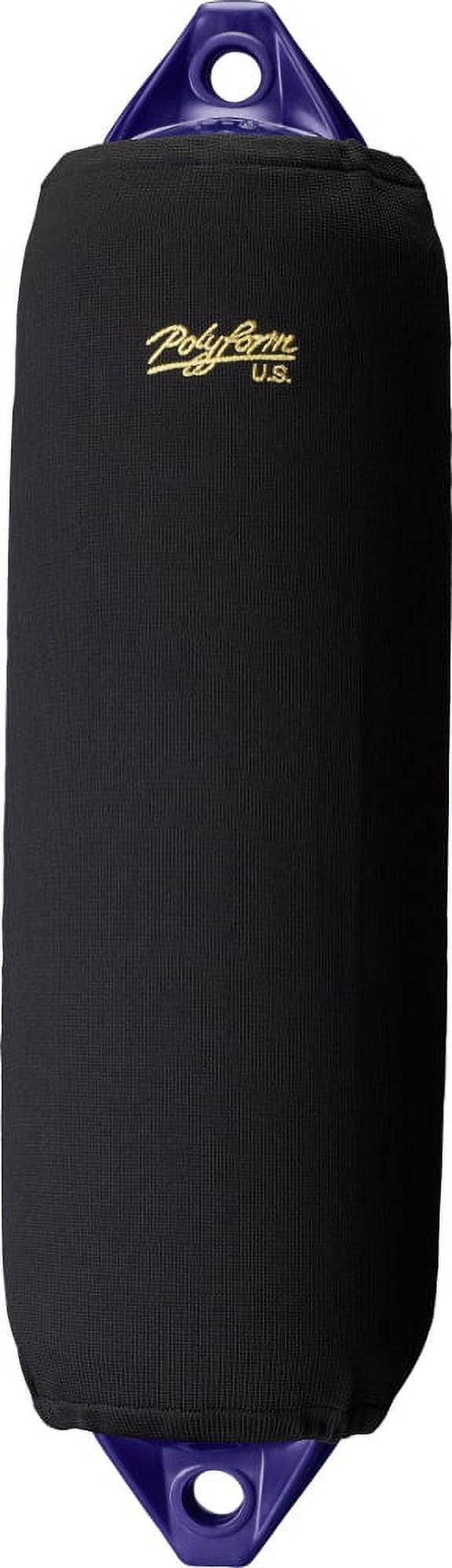 Polyform EFC7 Black Boat Fender Cover, Fits Polyform F7 Boat Fenders