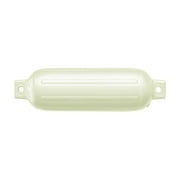 Polyform G-4 Twin Eye G Series Fender, 6.5" x 22", Metallic White