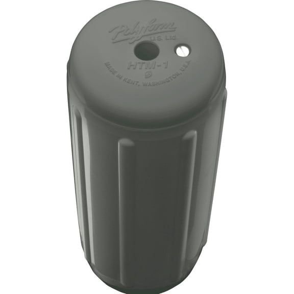 Polyform HTM-2 GRAPHITE HTM-Series Boat Fender - 8.5" x 20.5", Graphite