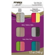 Polyform Premo Polymer Clay Pack Mixed Effect 12pc