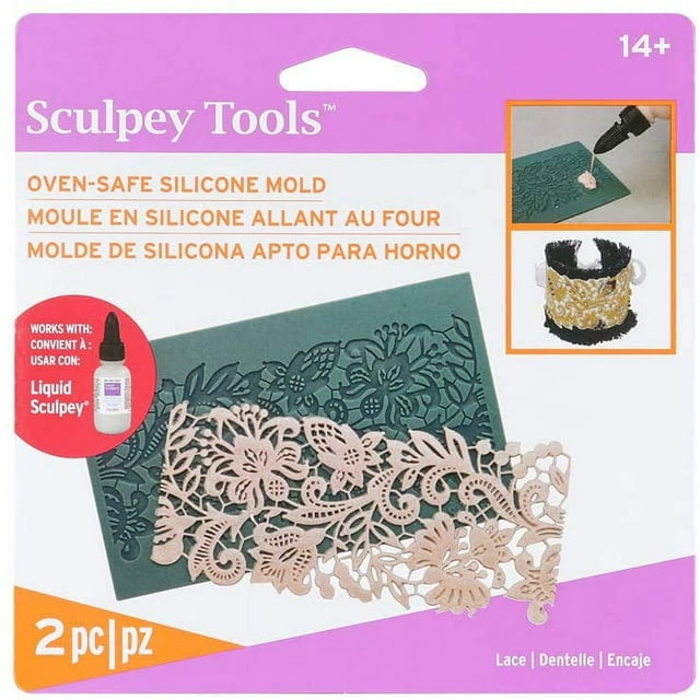 Polyform Sculpey Bakeable Silicone Mold Lace